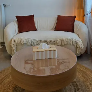 Le canapé du cabinet de Valentine Soleau à Chessy